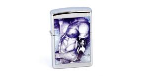 Зажигалка ZIPPO Classic с покрытием High Polish Chrome, латунь/сталь, серебристая, 36x12x56 мм